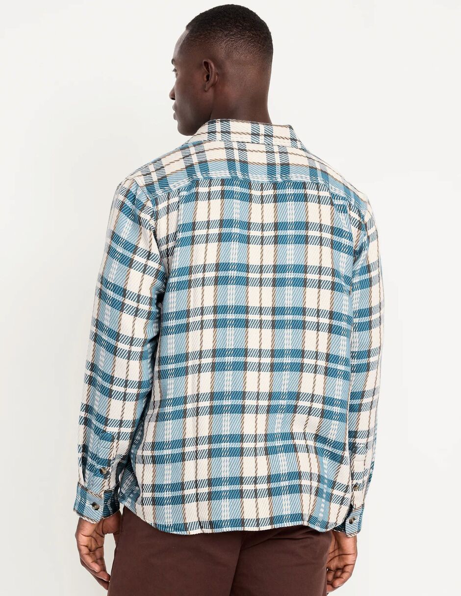 Camisa casual de algodón manga larga para hombre 3