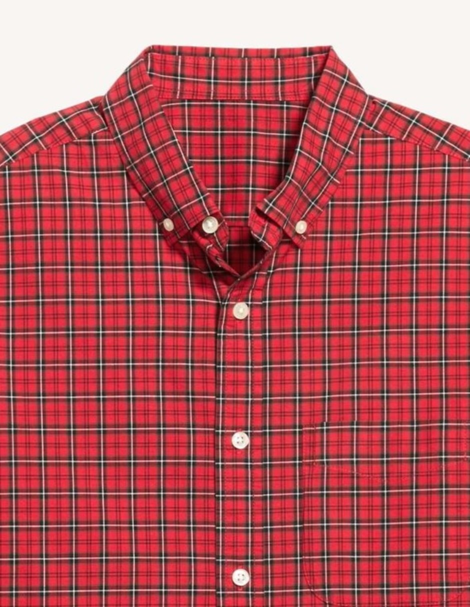 Camisa casual de algodón manga larga para hombre 2