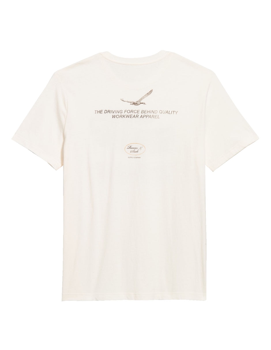 Playera cuello redondo para hombre 2