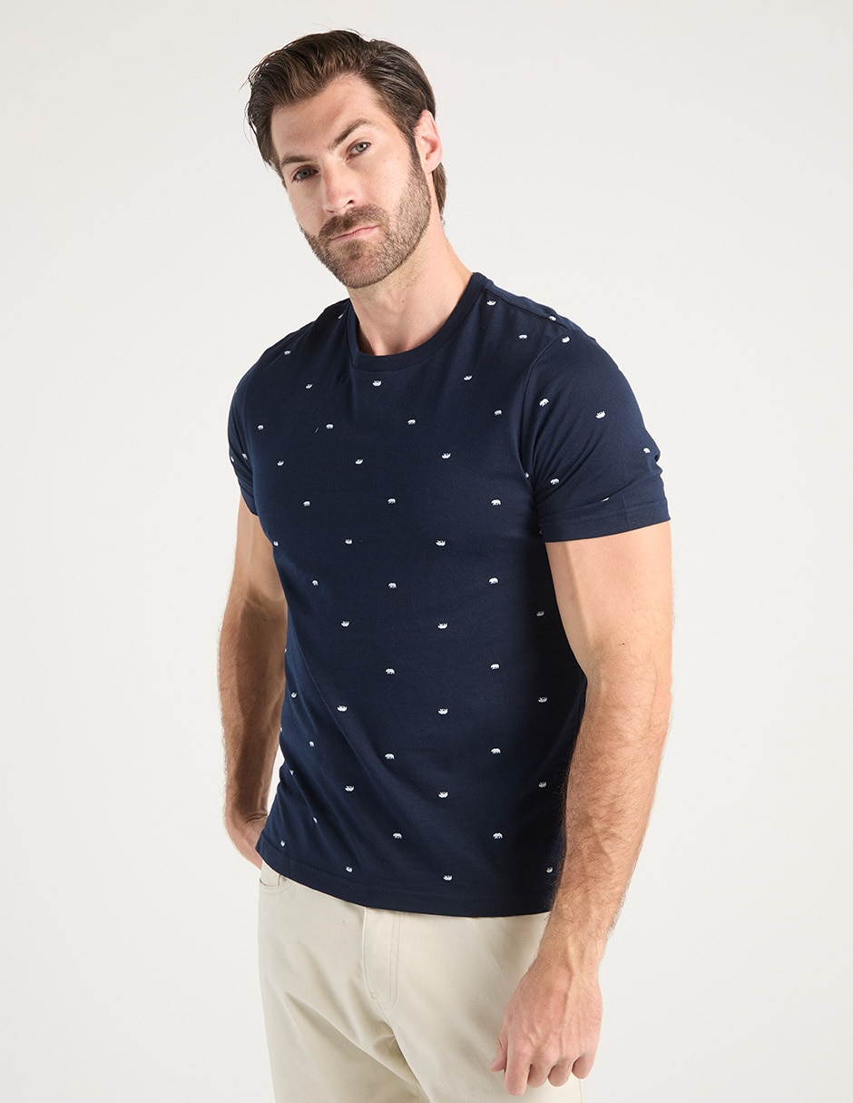 Playera cuello redondo para hombre