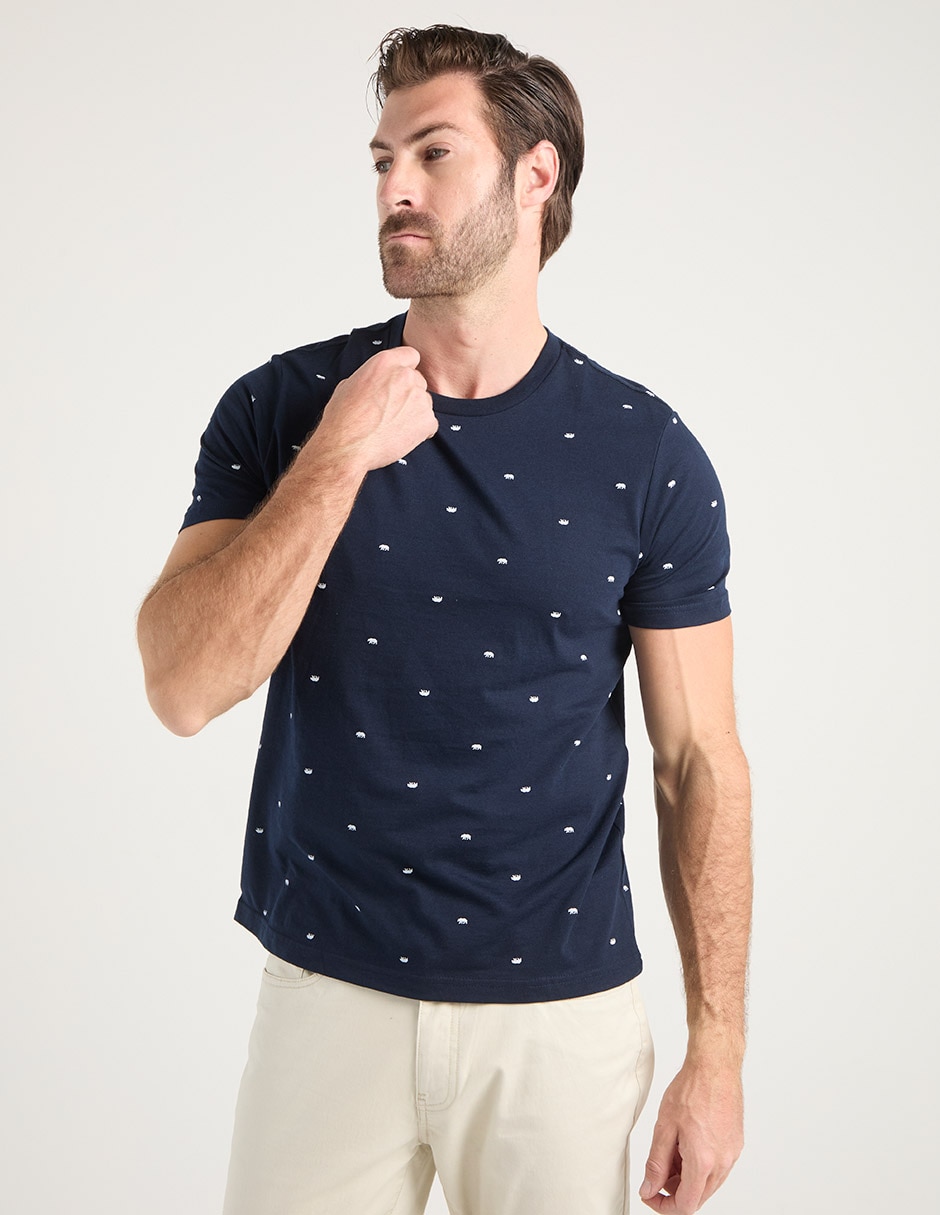Playera cuello redondo para hombre 2