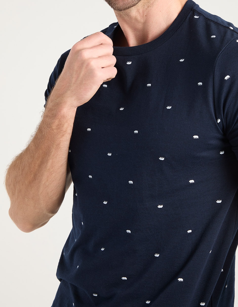 Playera cuello redondo para hombre 4