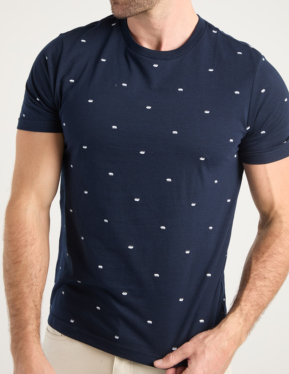 Playera cuello redondo para hombre 5