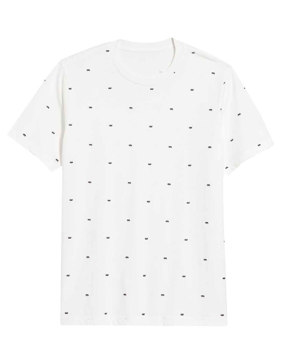 Playera cuello redondo para hombre