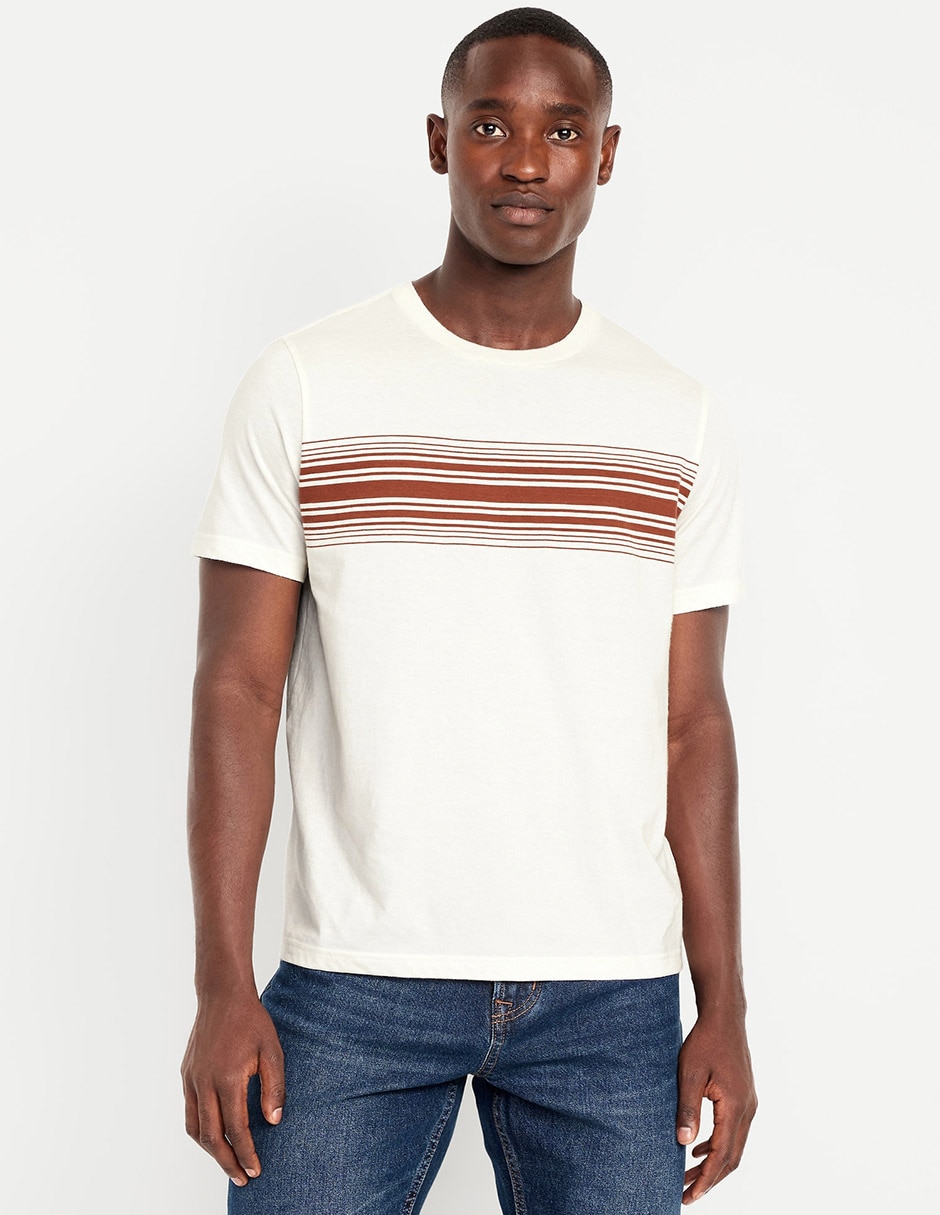 Playera cuello redondo para hombre