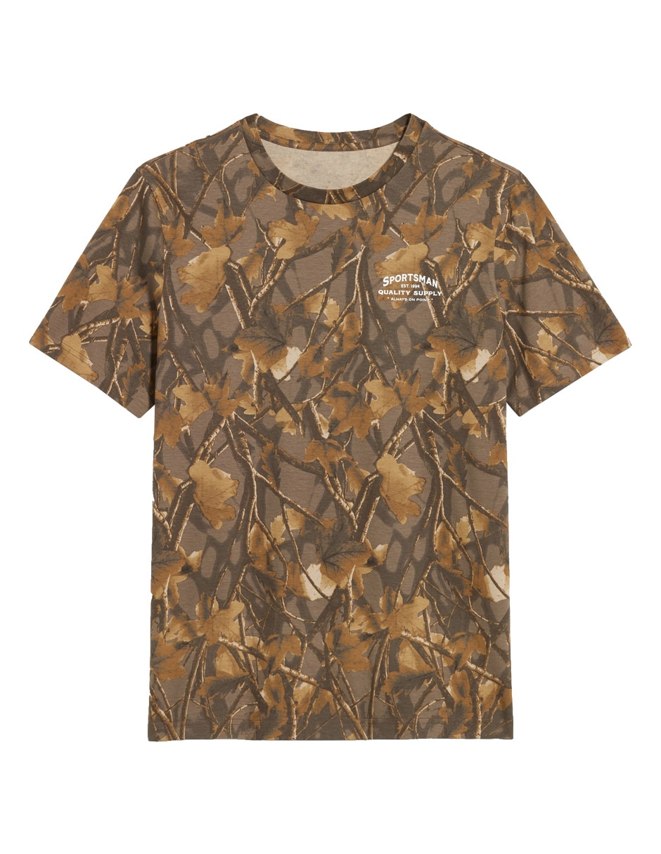 Playera cuello redondo para hombre
