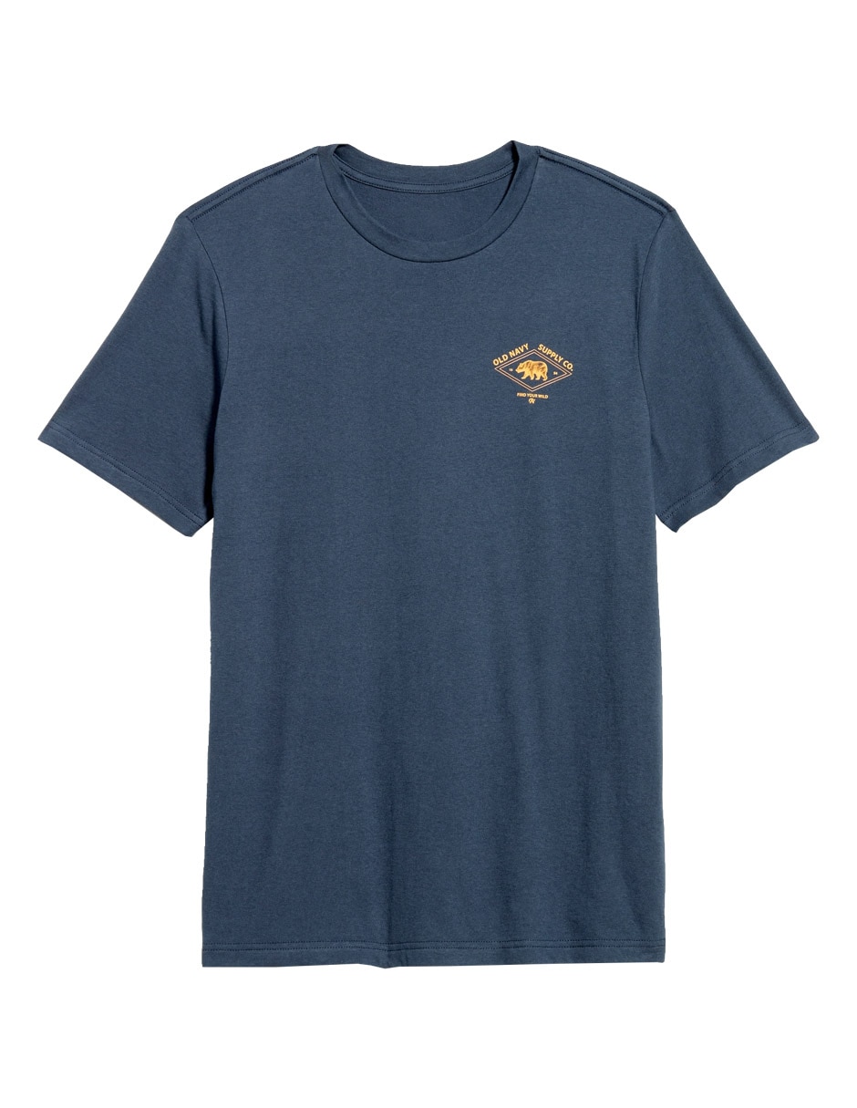 Playera cuello redondo para hombre