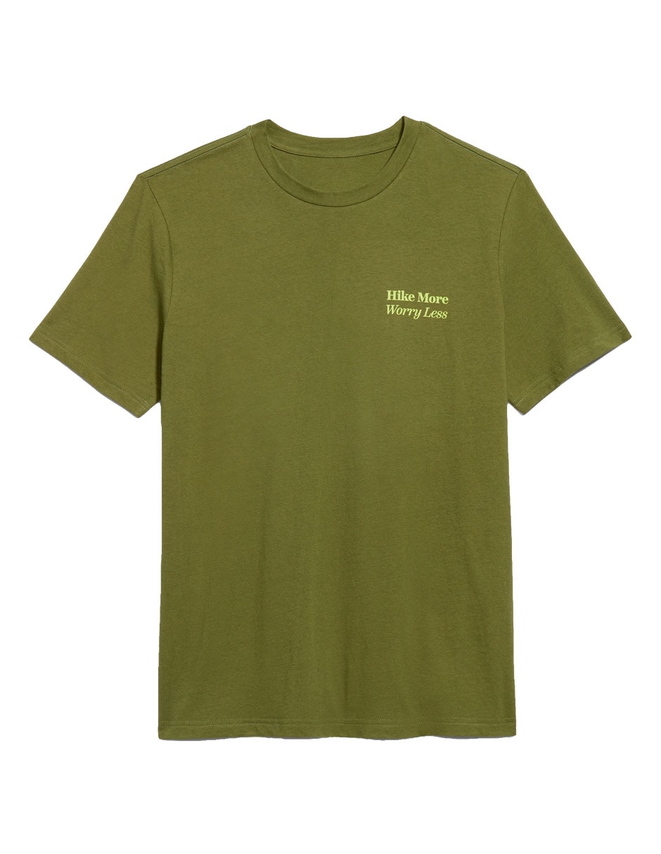 Playera cuello redondo para hombre
