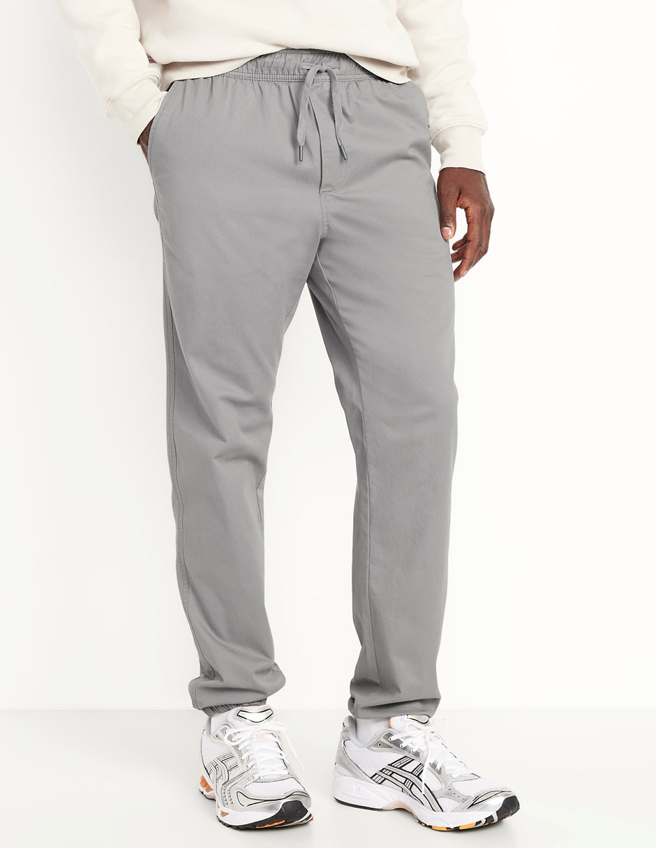 Pants regular con jareta para hombre