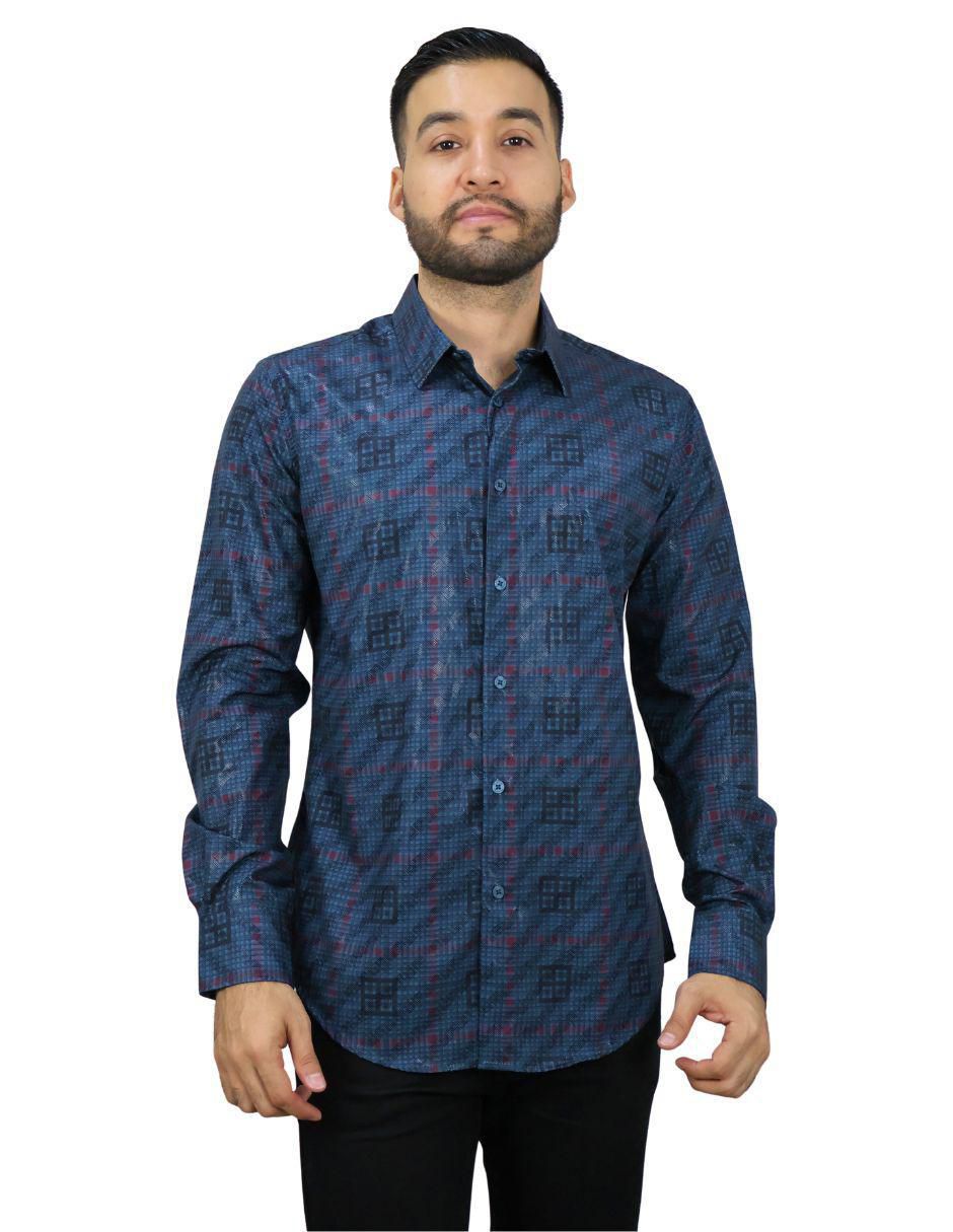 Camisa casual manga larga para hombre Camisa casual manga larga para hombre
