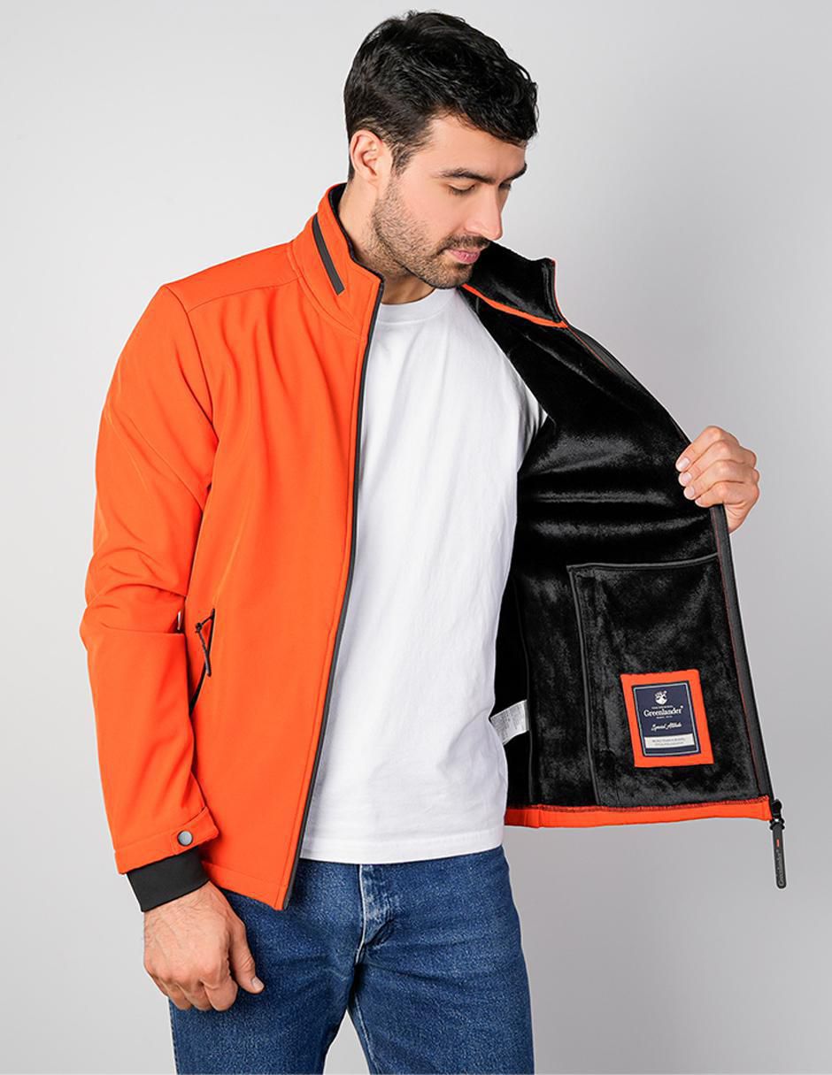 Chamarra casual impermeable capucha desmontable para hombre 2