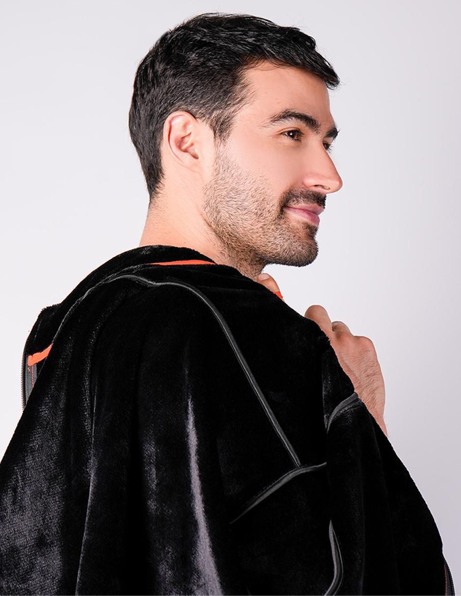 Chamarra casual impermeable capucha desmontable para hombre 6