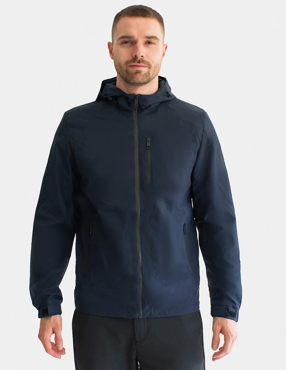 Chamarra casual impermeable con bolsillos para hombre Chamarra casual impermeable con bolsillos para hombre
