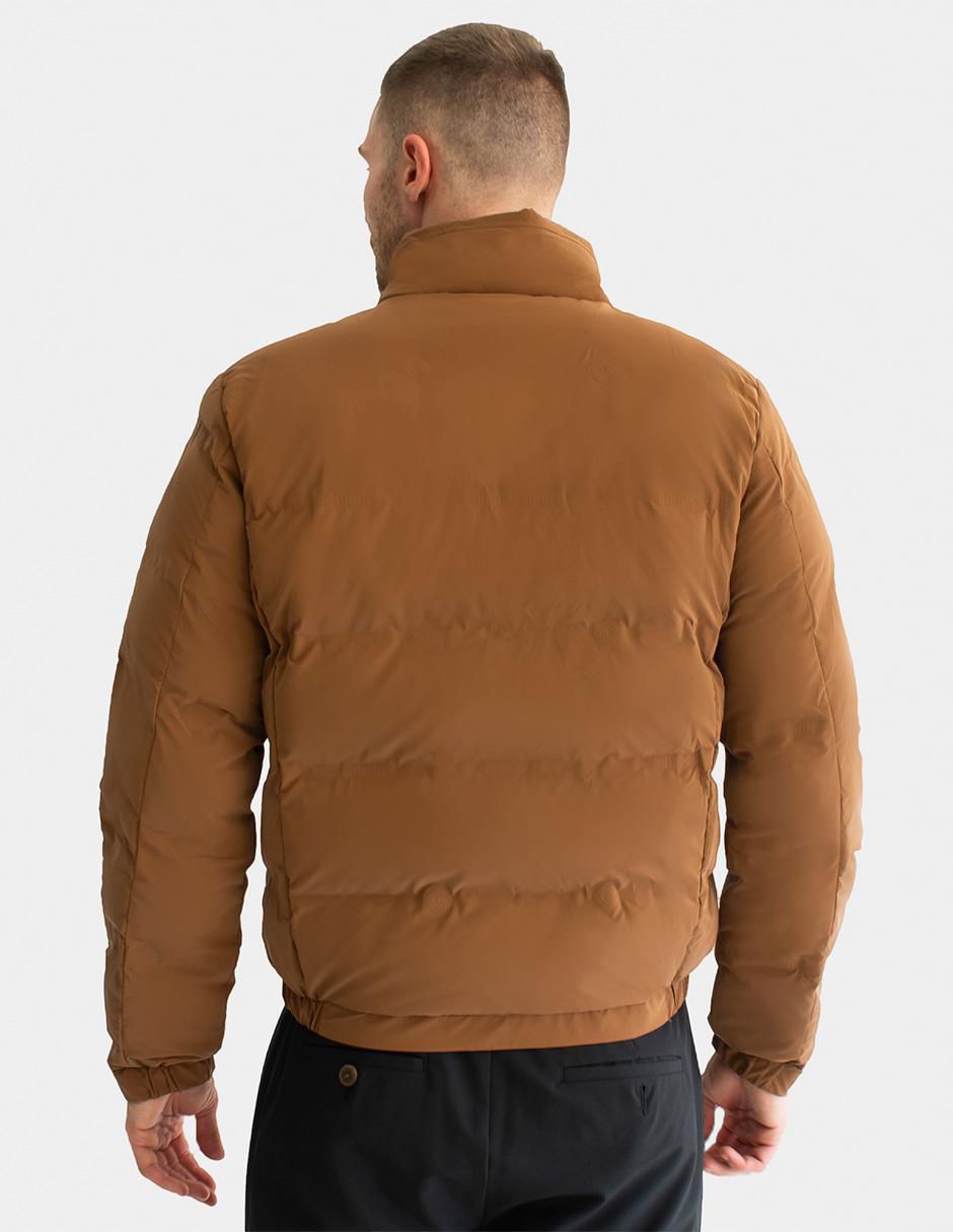 Chamarra capitonada con bolsillos para hombre 2