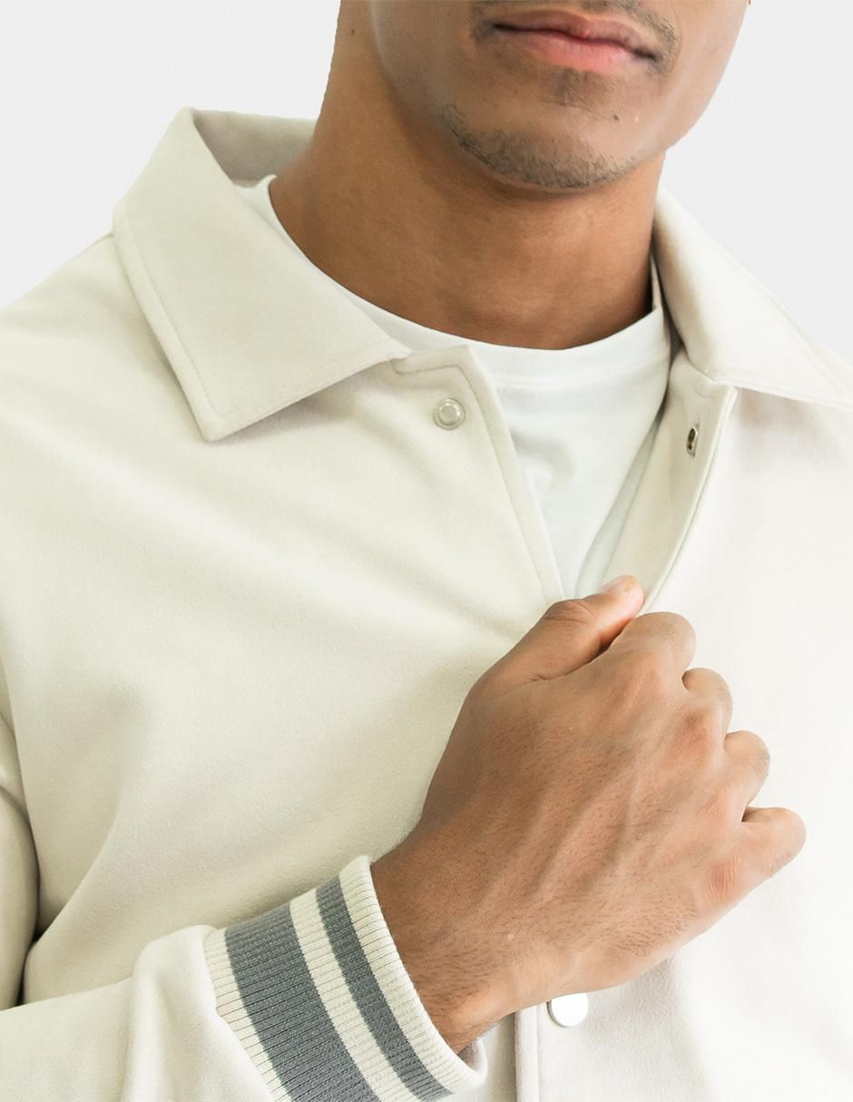 Chamarra casual con bolsillos para hombre 4