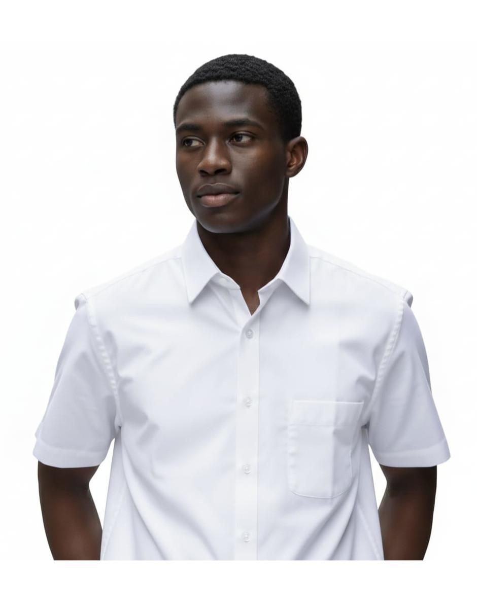 Camisa casual manga corta para hombre 5
