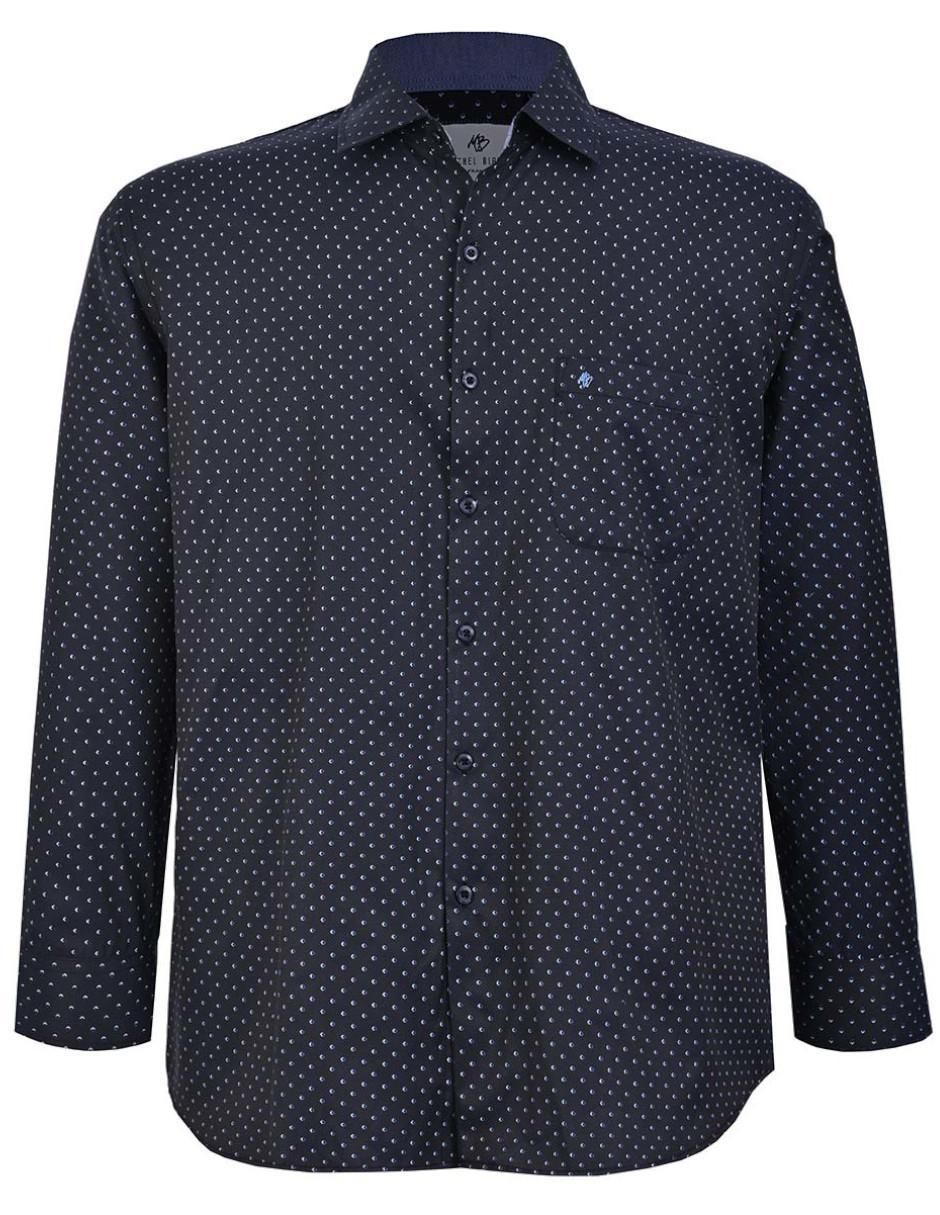 Camisa casual manga larga para hombre