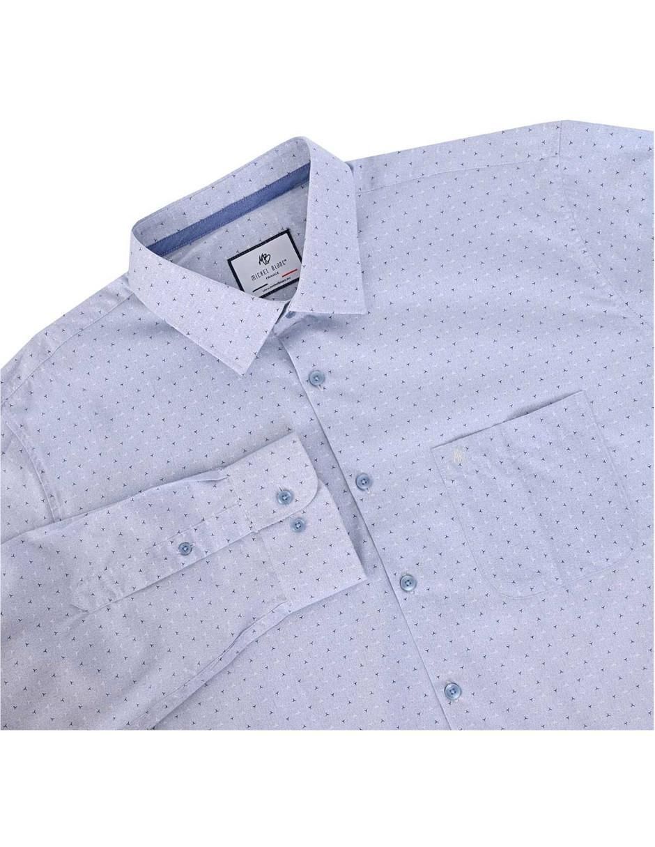 Camisa casual de algodón manga larga para hombre 5