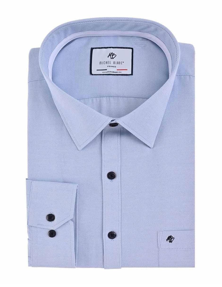 Camisa casual manga larga para hombre 2