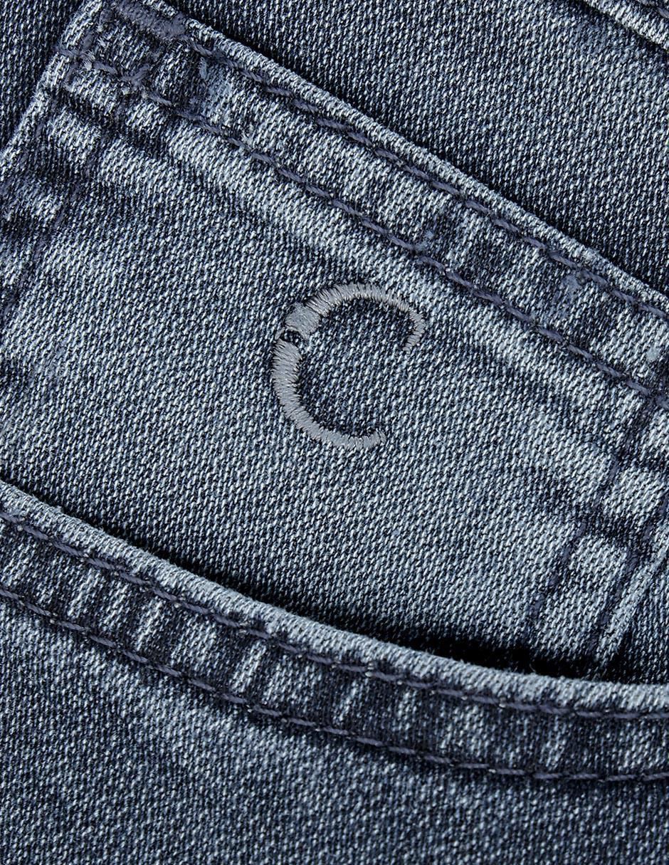 Jeans slim J130014 deslavado para hombre 4