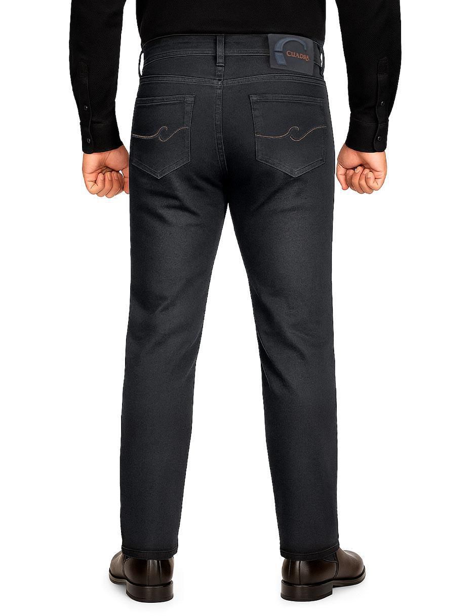 Jeans straight J130032 lavado obscuro para hombre 3
