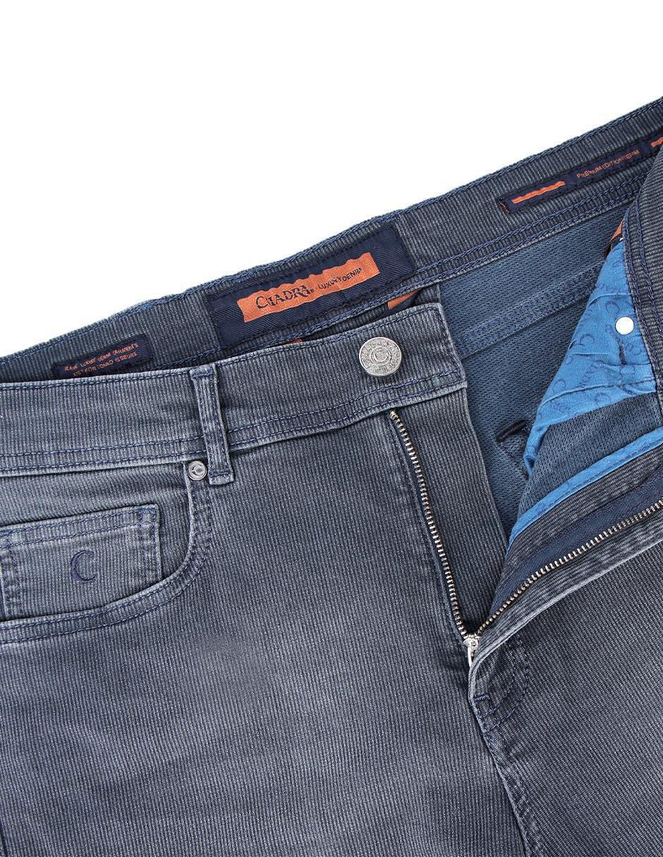 Jeans straight J230141 deslavado para hombre 3