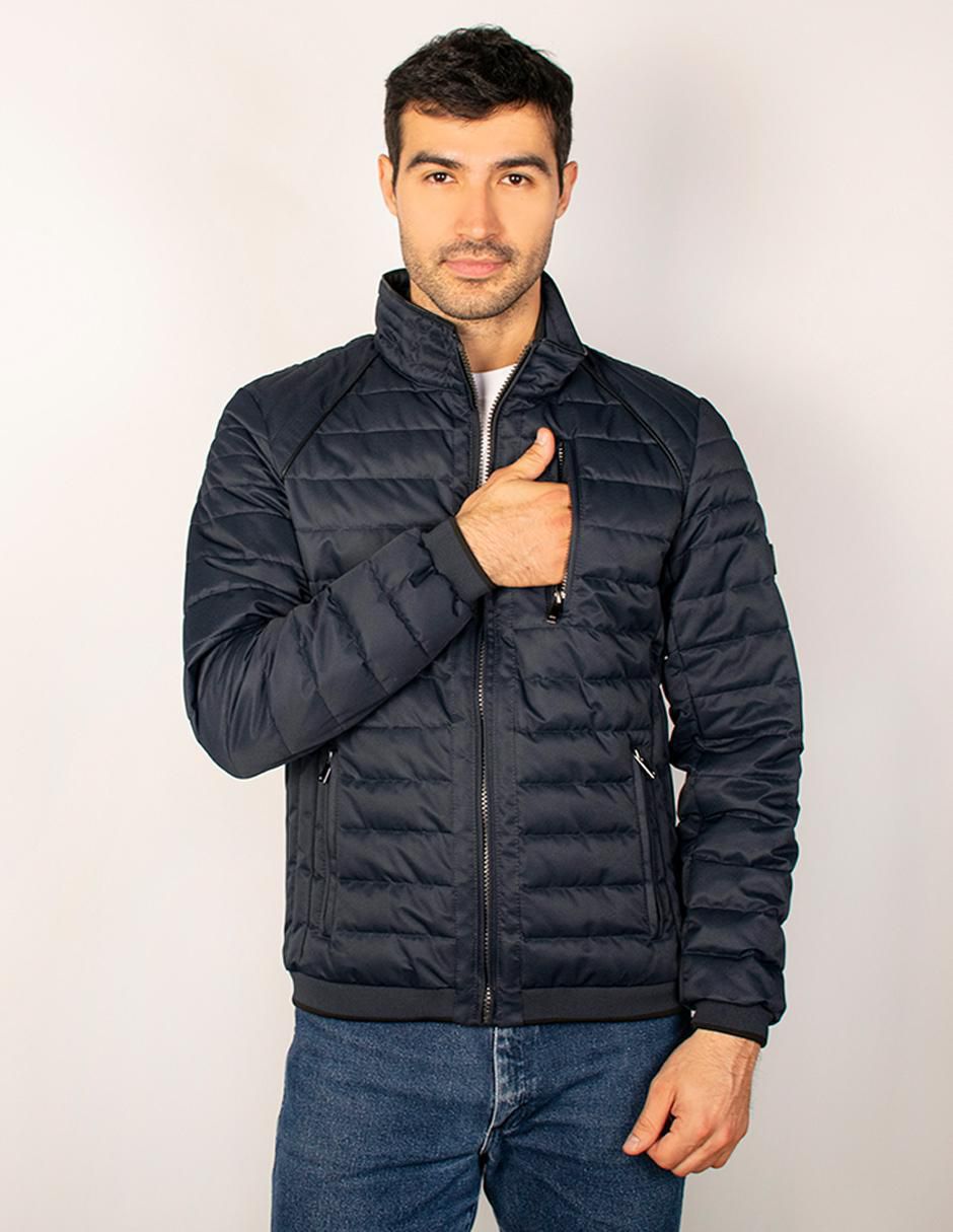 Chamarra acolchada capitonado para hombre
