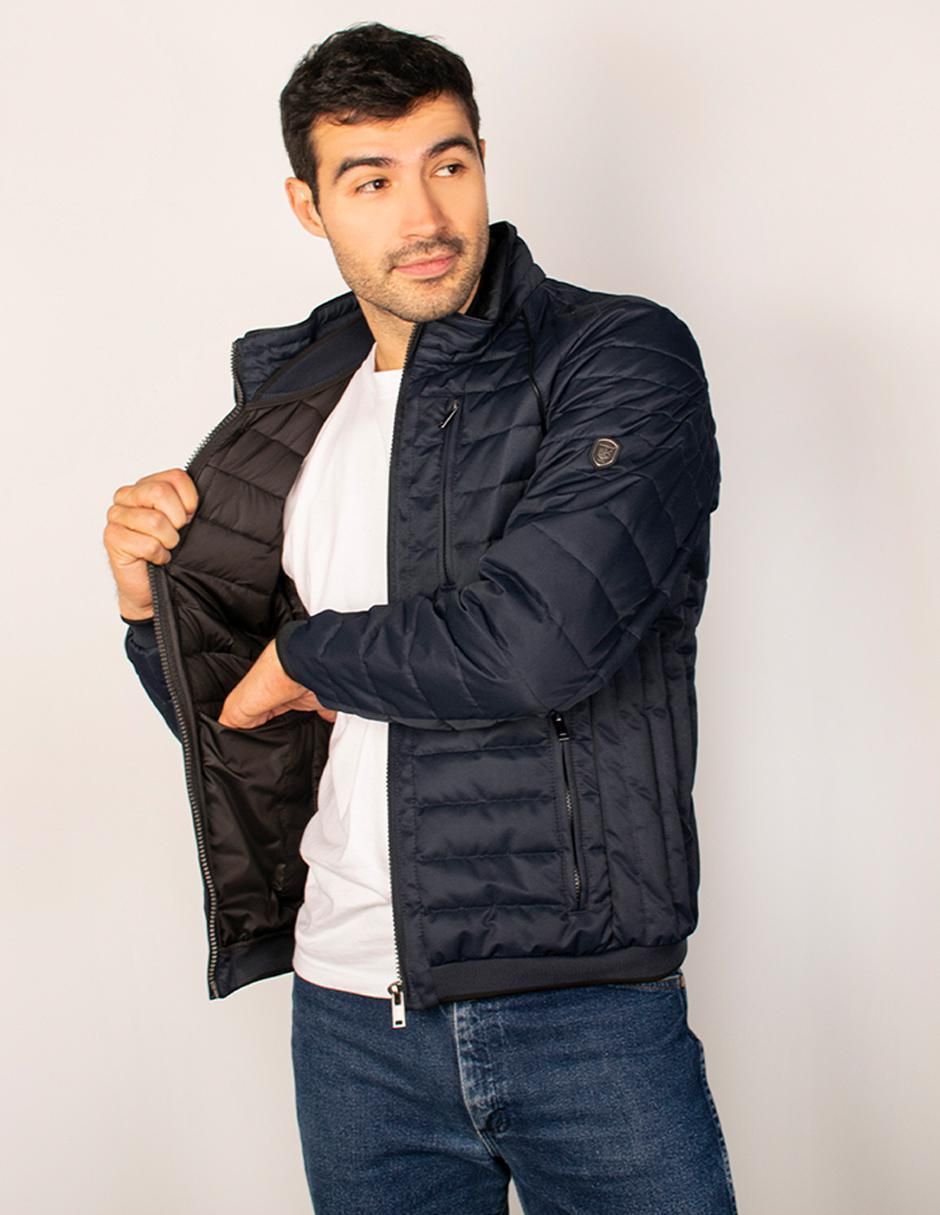 Chamarra acolchada capitonado para hombre 2