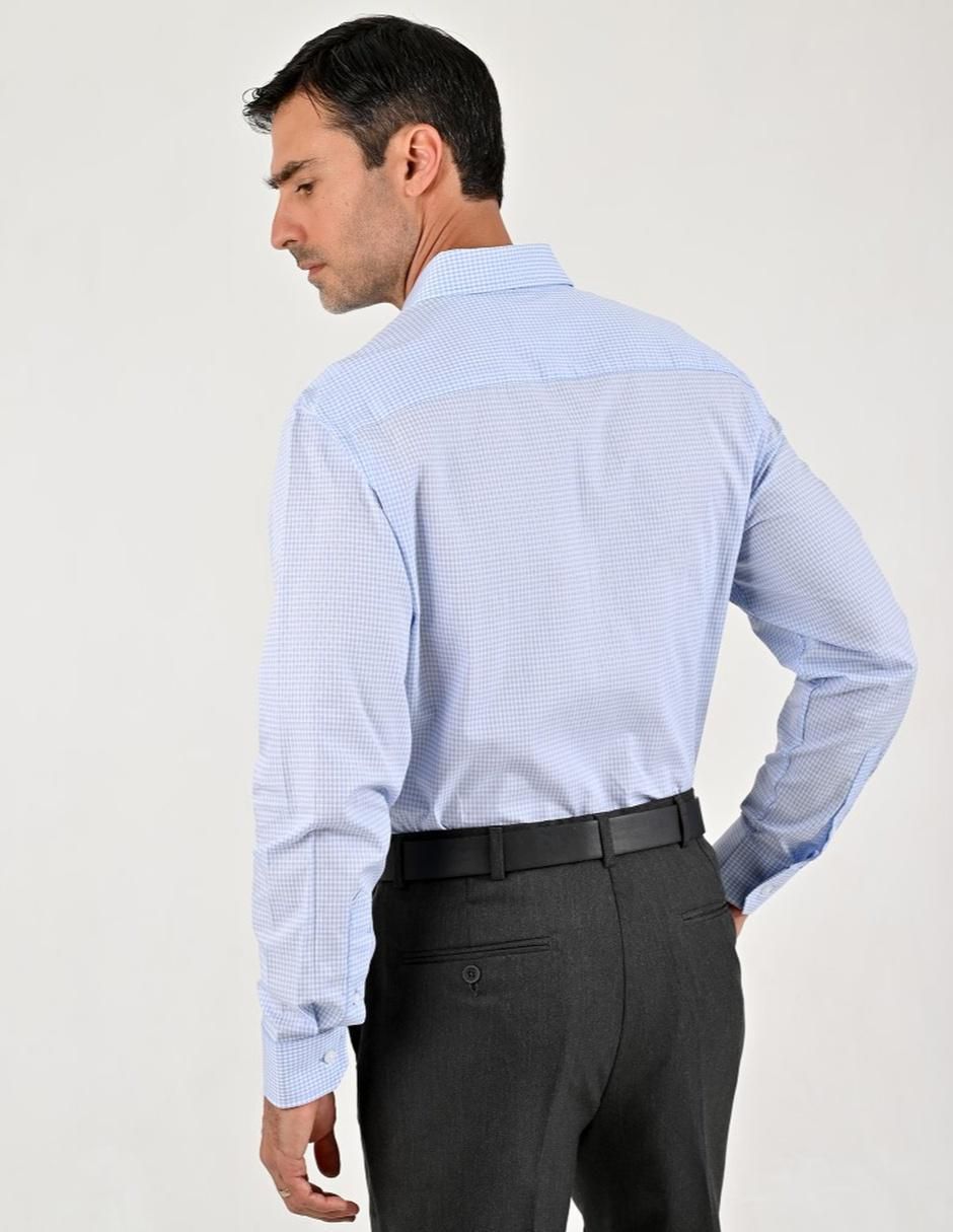 Camisa casual de algodón manga larga para hombre 2
