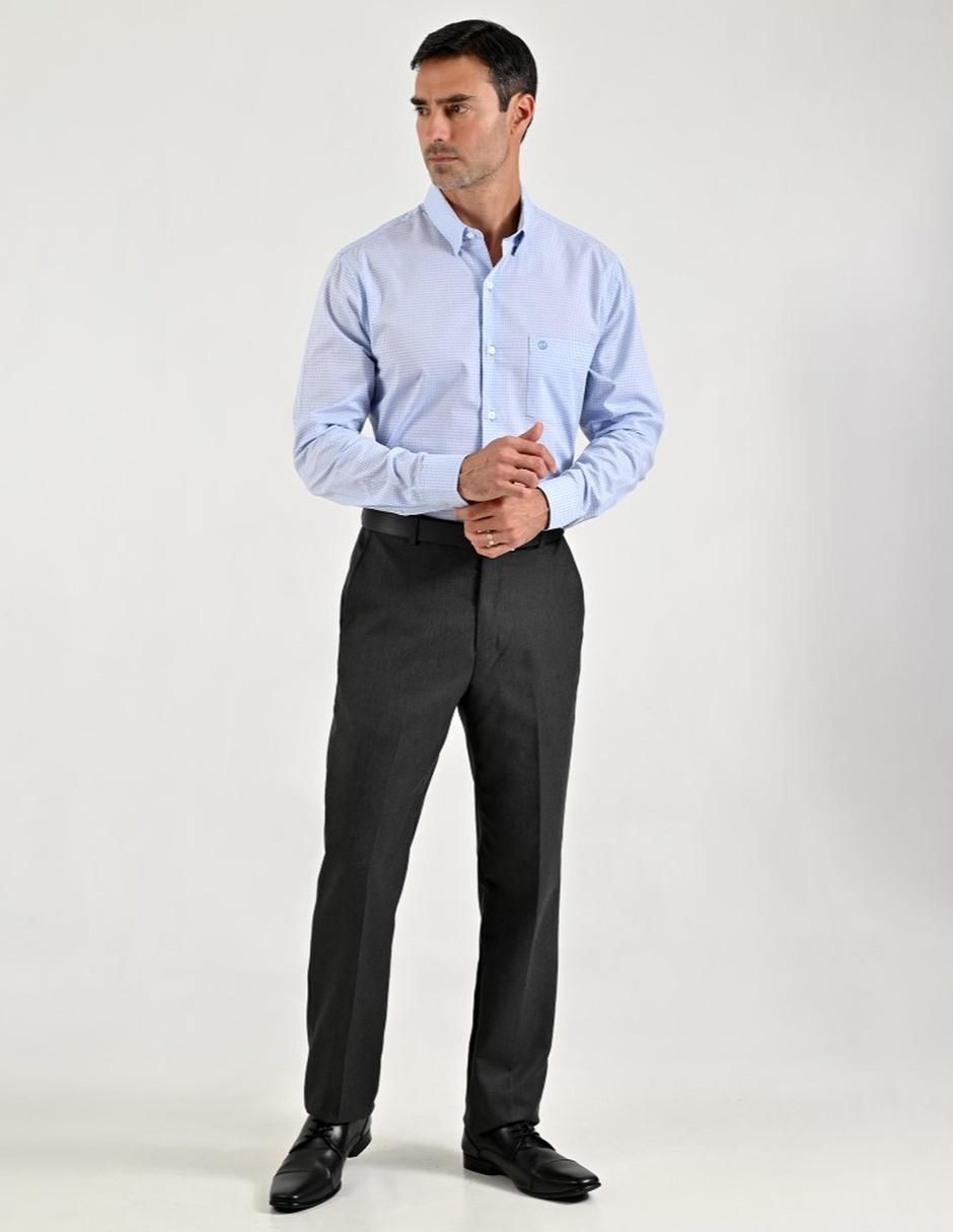 Camisa casual de algodón manga larga para hombre 5