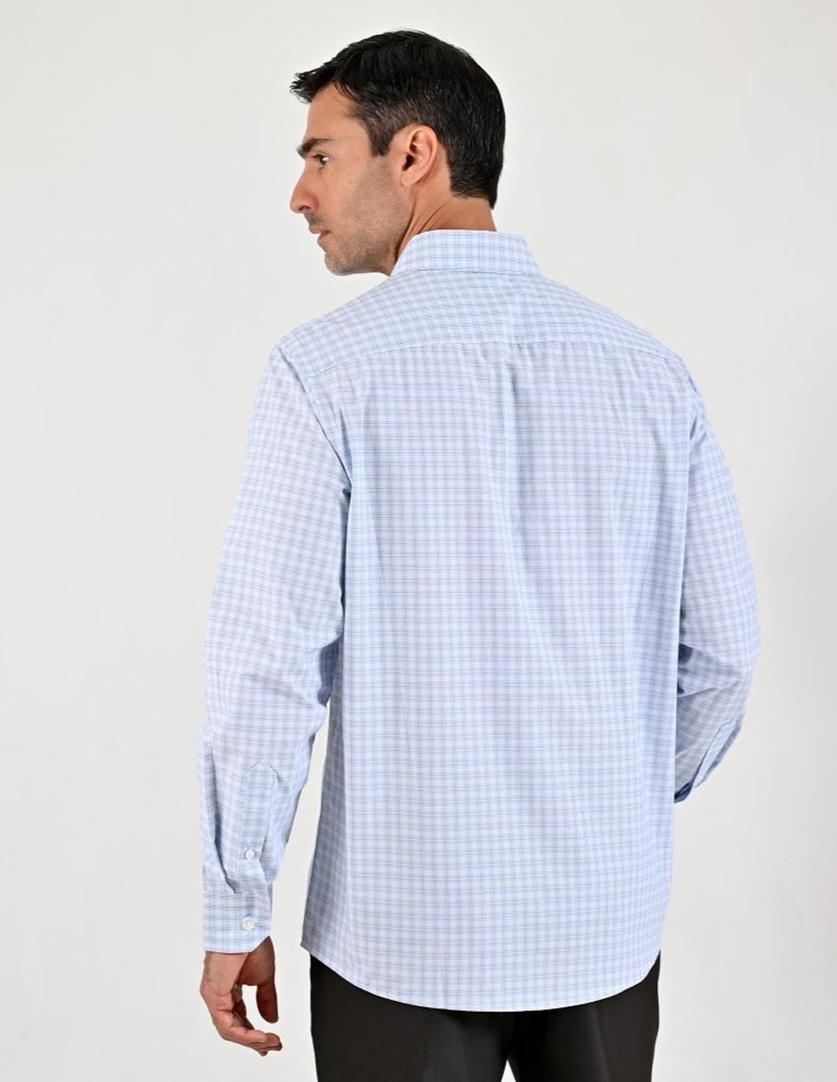 Camisa casual manga larga para hombre 2