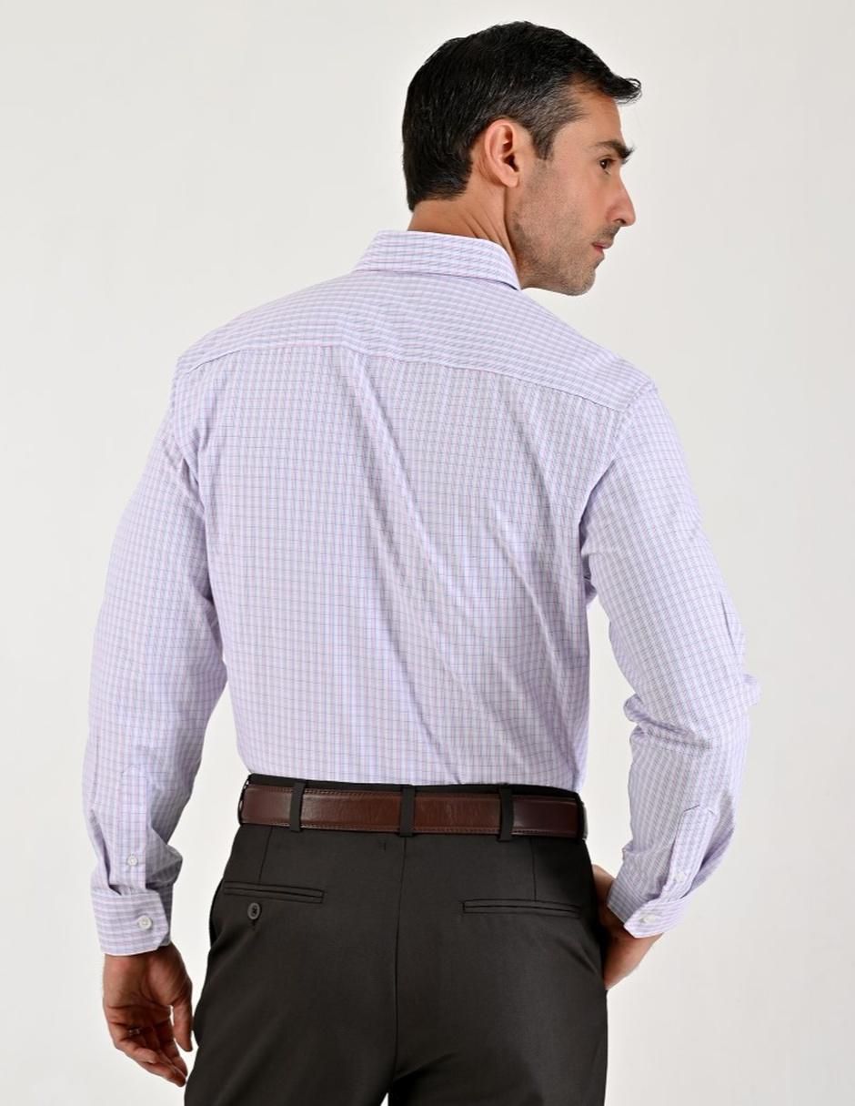 Camisa casual de algodón manga larga para hombre 2