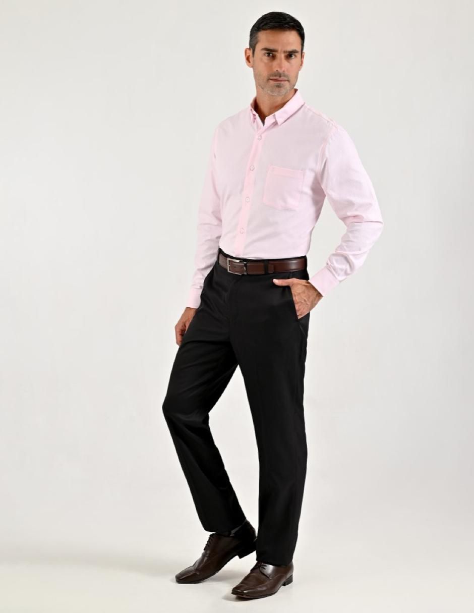 Camisa casual manga larga para hombre 5