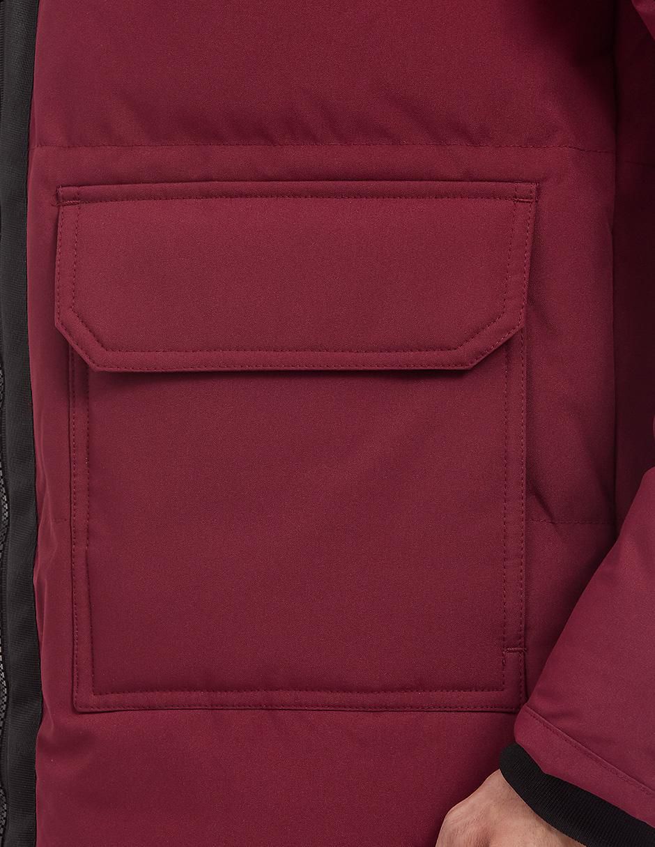 Chamarra acolchada con bolsillos para hombre 2