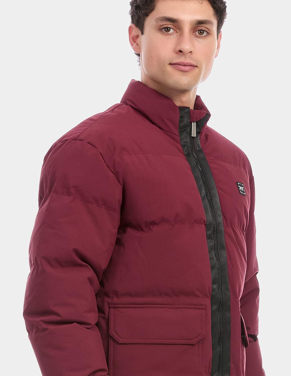 Chamarra acolchada con bolsillos para hombre 5