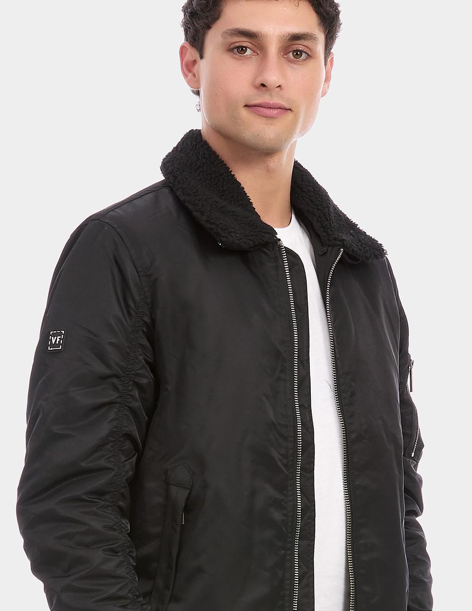 Chamarra bomber con bolsillos para hombre 5