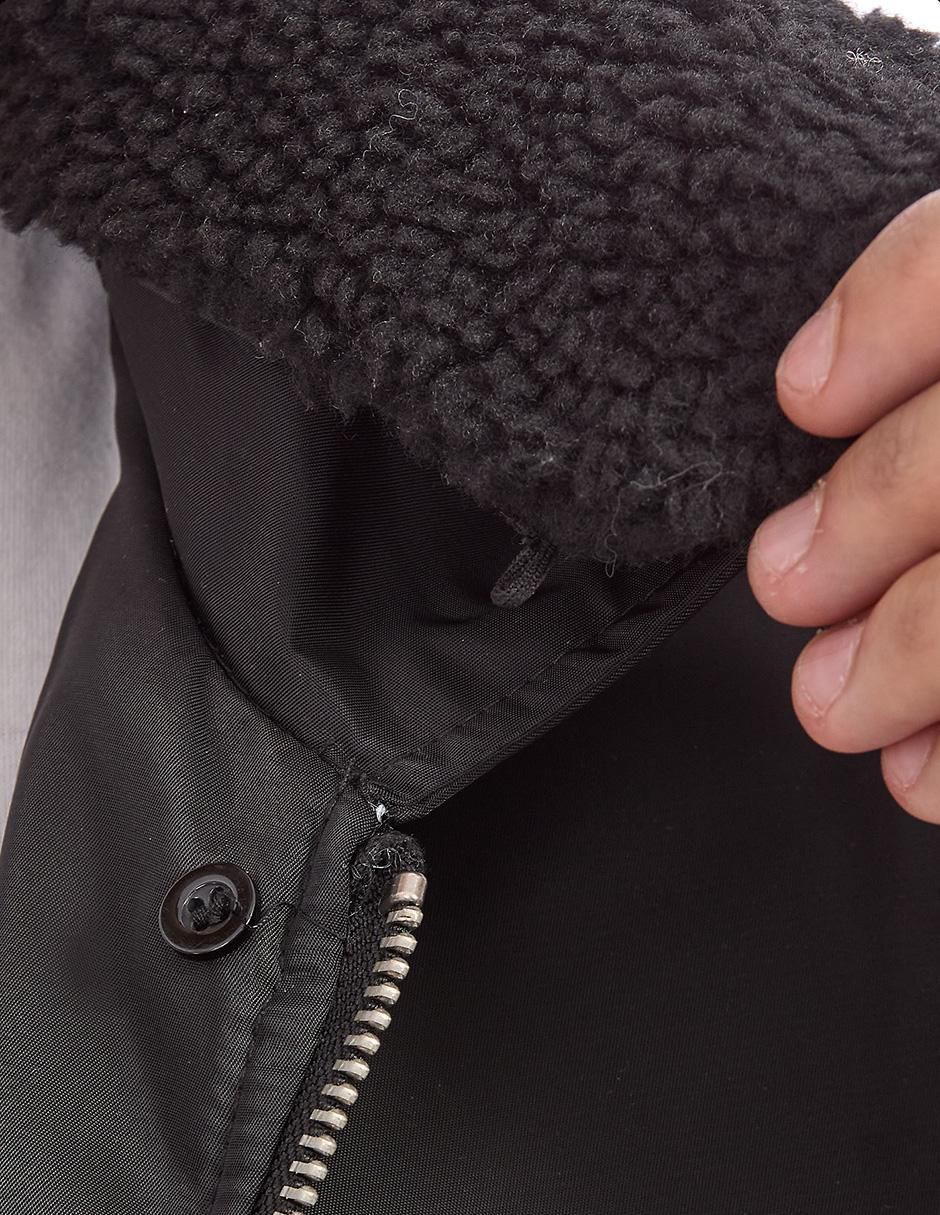 Chamarra bomber con bolsillos para hombre 7