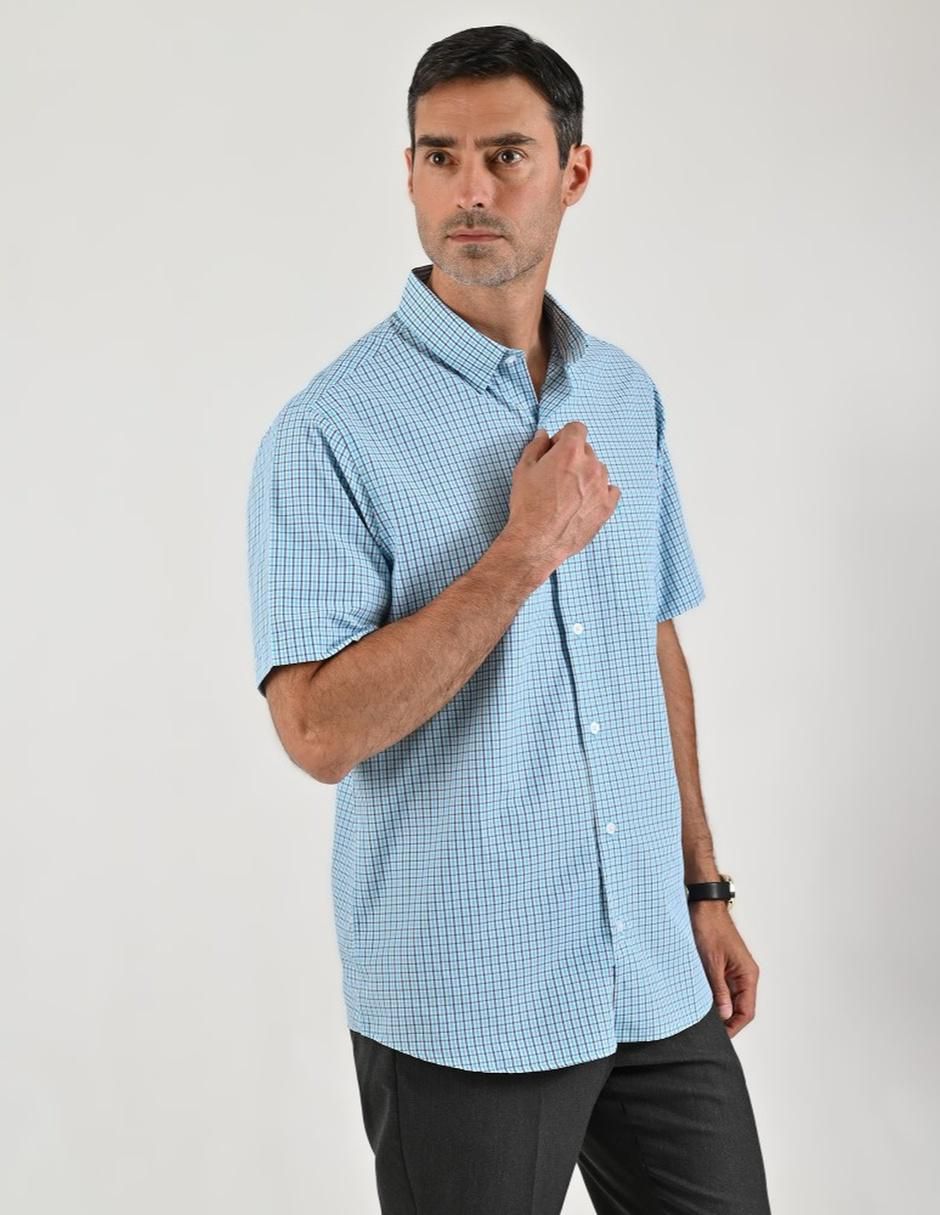 Camisa casual manga corta para hombre 3