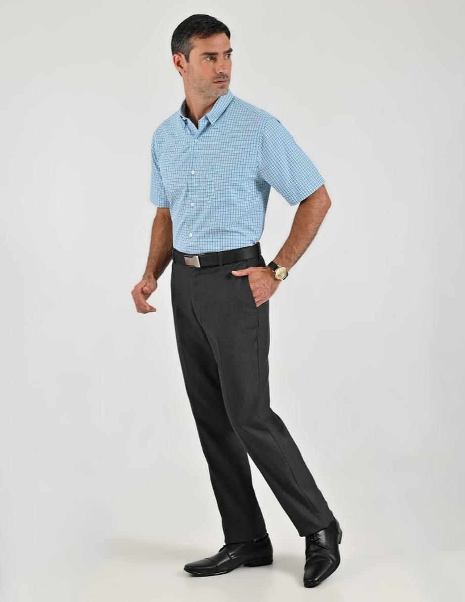 Camisa casual manga corta para hombre 6