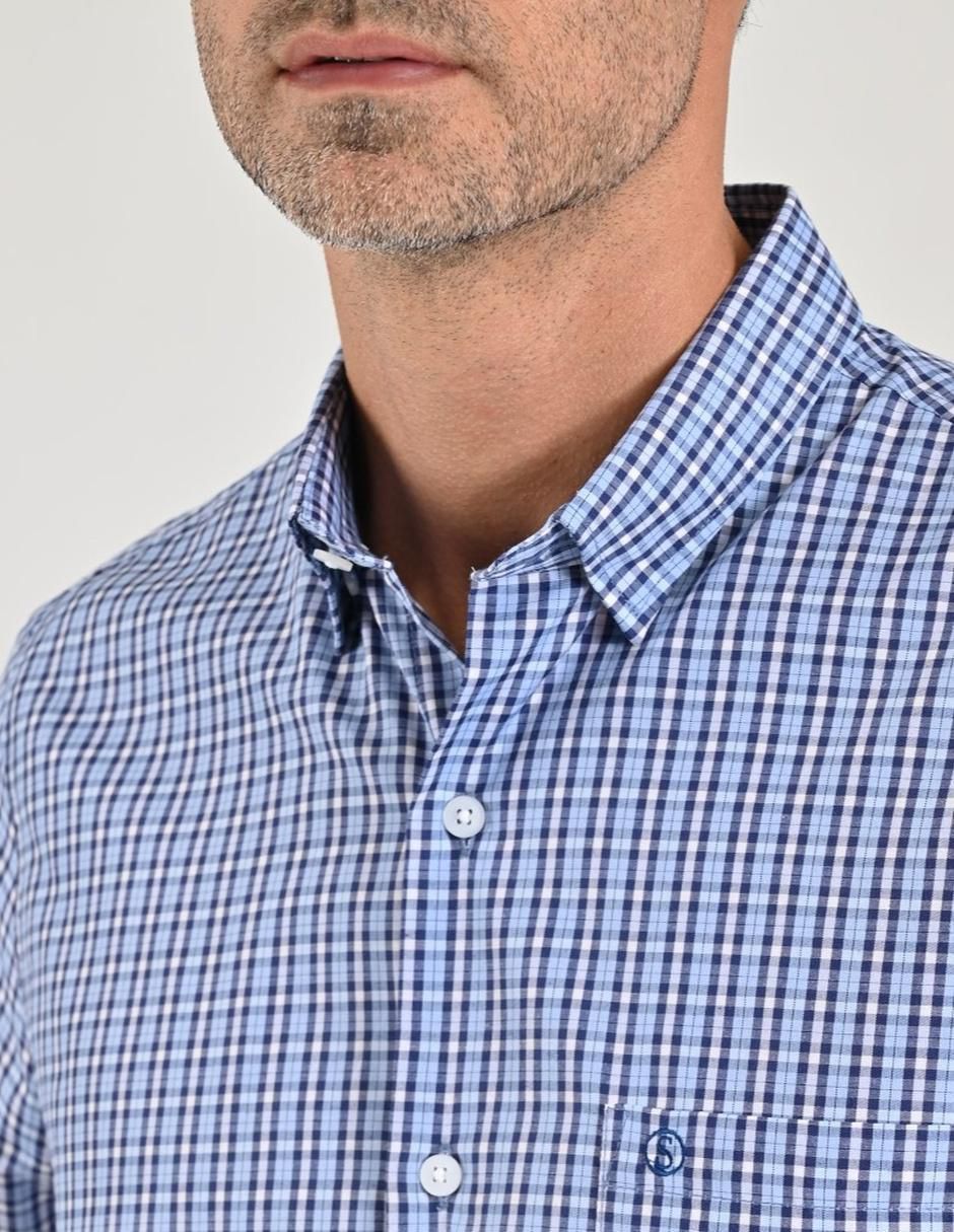 Camisa casual manga corta para hombre 5