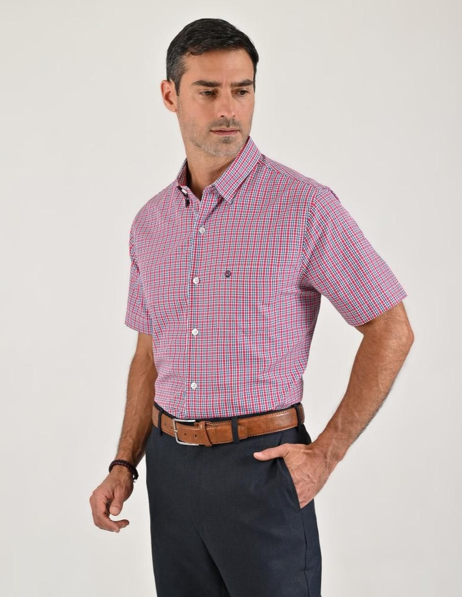 Camisa casual manga corta para hombre 3