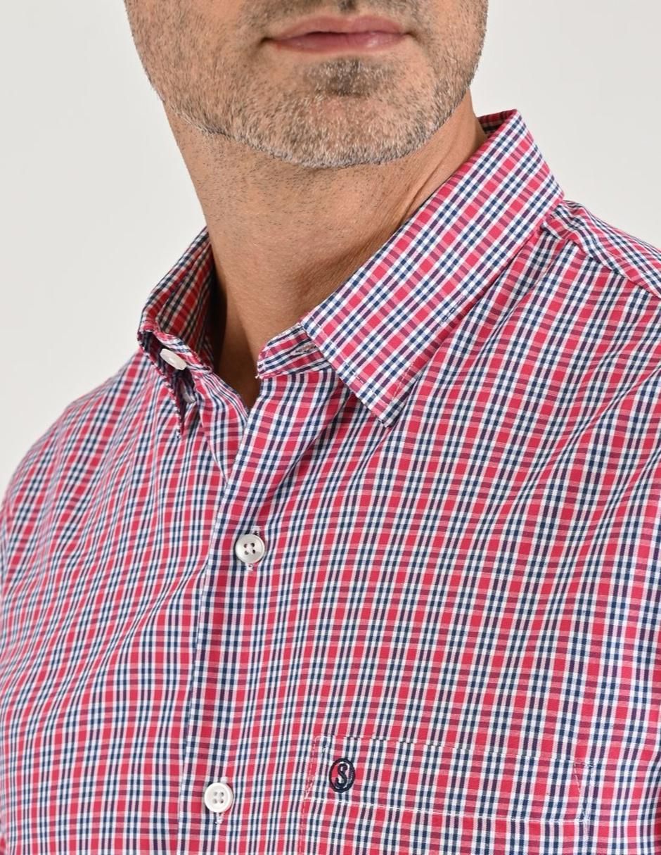 Camisa casual manga corta para hombre 4