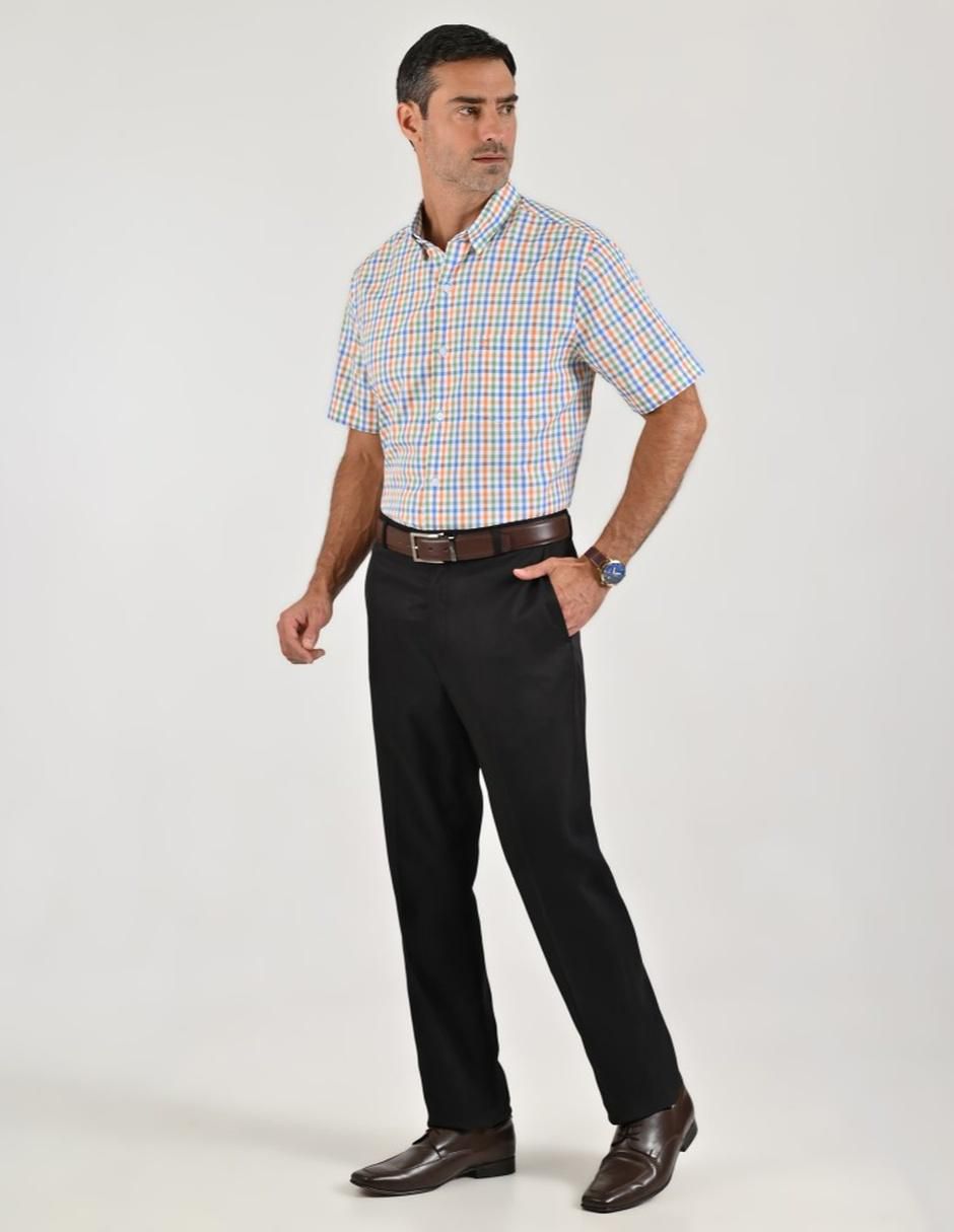 Camisa casual manga corta para hombre 5