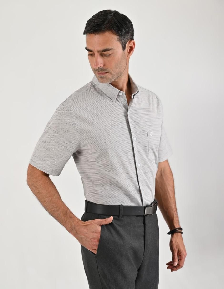 Camisa casual manga corta para hombre 3