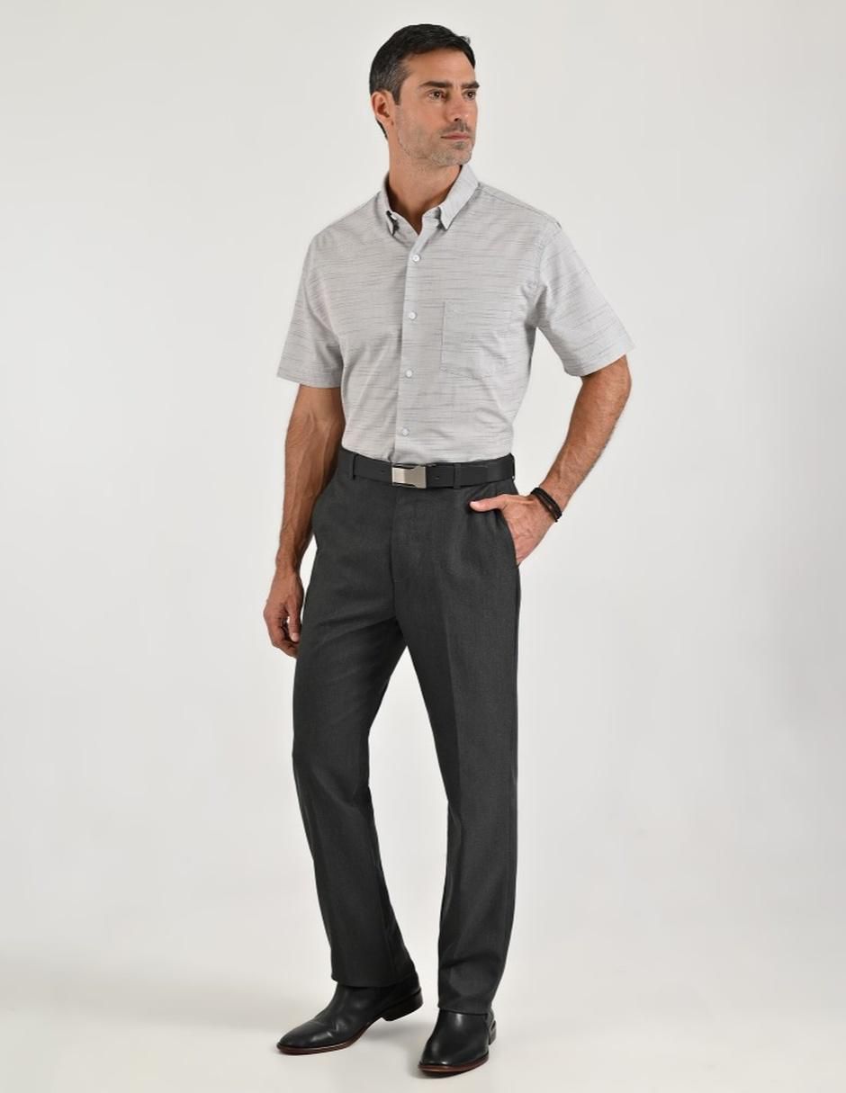 Camisa casual manga corta para hombre 6
