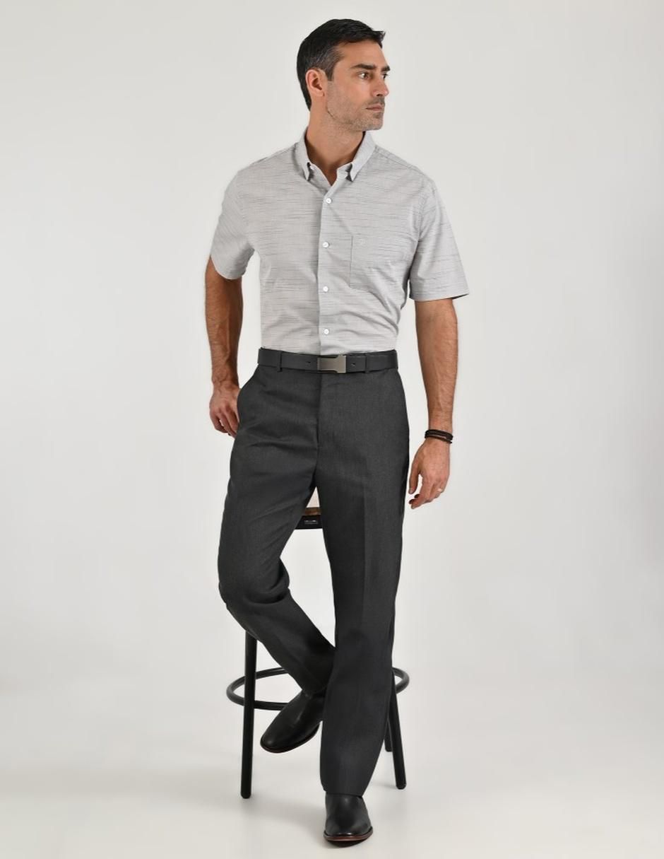 Camisa casual manga corta para hombre 7