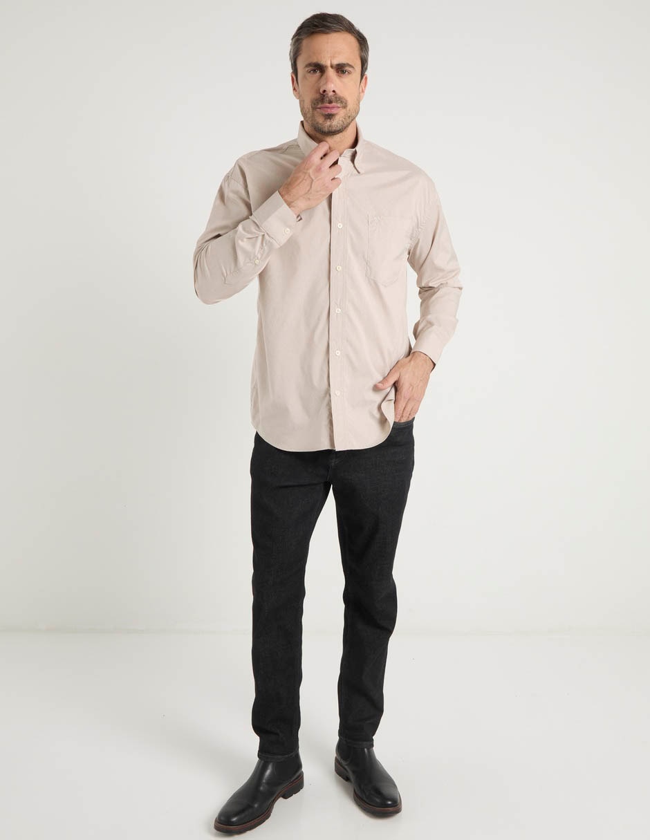 Camisa casual manga larga para hombre 3