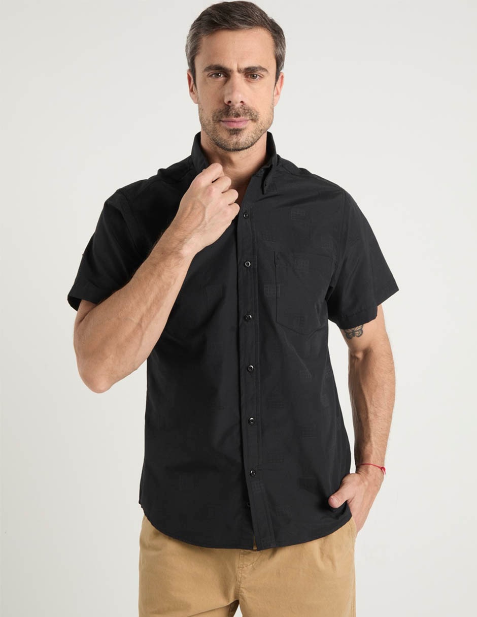 Camisa casual manga corta para hombre Camisa casual manga corta para hombre