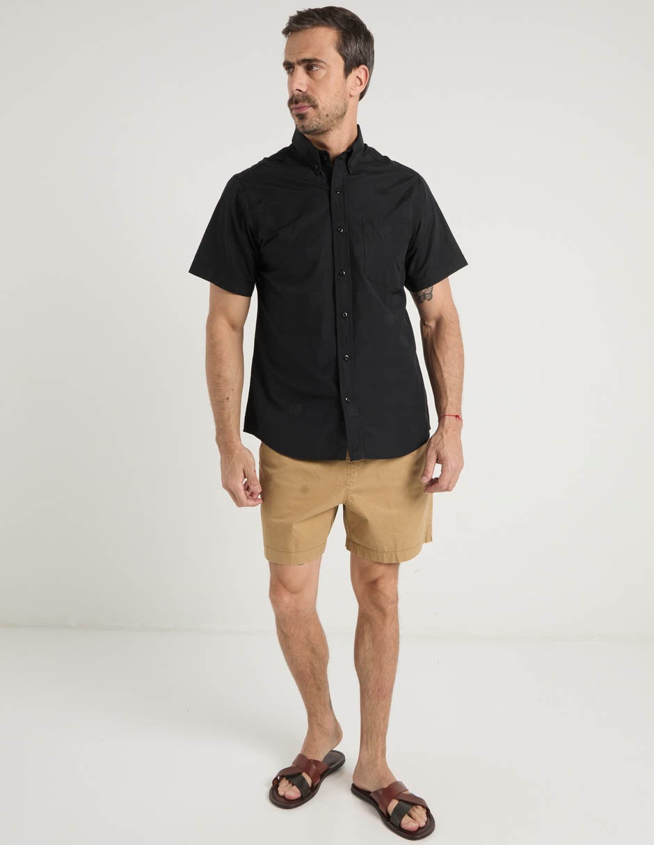 Camisa casual manga corta para hombre 3