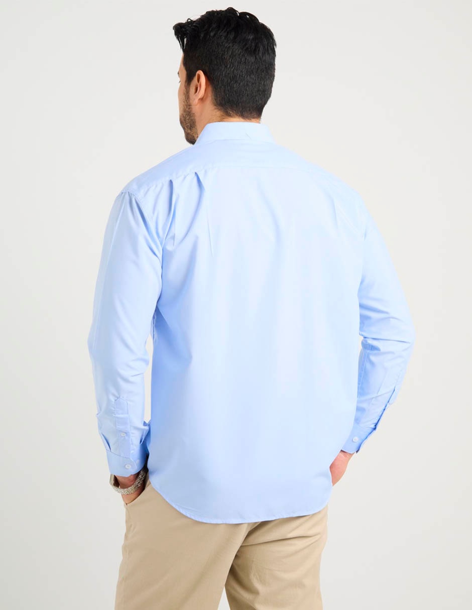 Camisa casual manga larga para hombre 6